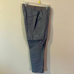 Lee Gray Ankle Cargo Pants